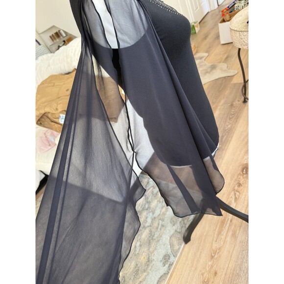 Grayse Kelly And Marie Gray Whimsy Goth Punk Sheer Sequin Witchy Designer Top XS - Picture 7 of 14